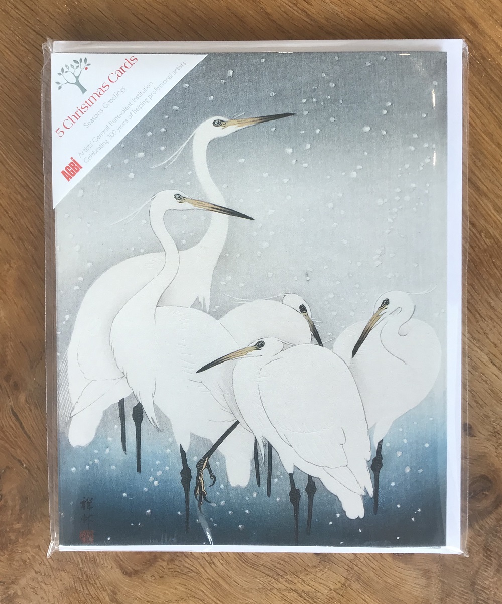 Herons in Snow - Multipack of 15 Christmas cards